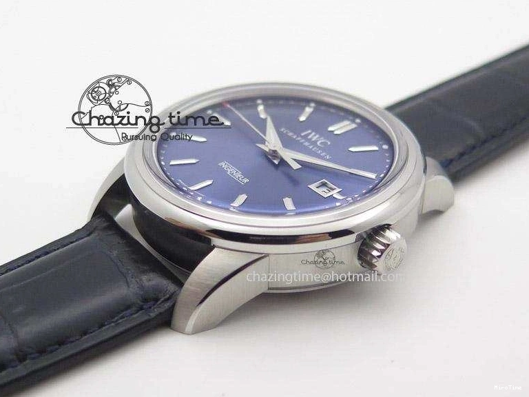 MIROTIME 0224 UrbanChic Ingeniuer St.Laurens SS Blue Dial MK 1:1 Best Edition On Black Leather Strap A 7366